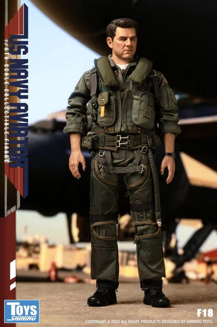 Shining Toys (F18) 1/6 Scale US Navy Aviator (Flight Suit) Figure Shining Toys (F18) 1/6 Scale US Navy Aviator (Flight Suit) Figure