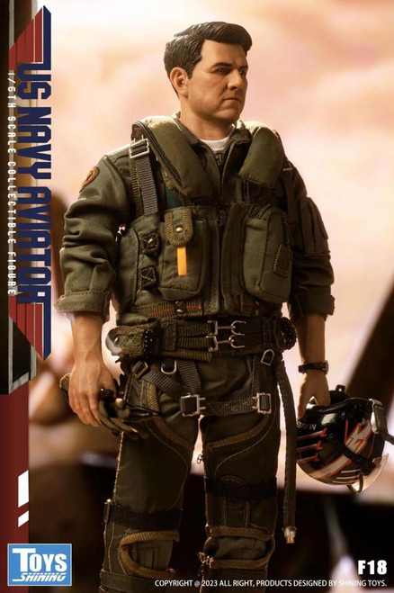 Shining Toys (F18) 1/6 Scale US Navy Aviator (Flight Suit) Figure Shining Toys (F18) 1/6 Scale US Navy Aviator (Flight Suit) Figure