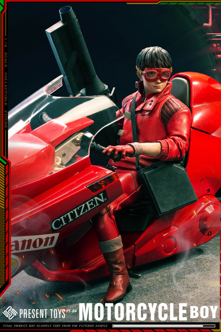 Present Toys (PT-SP64) 1/6 Scale Motorcycle Boy Figure Present Toys (PT-SP64) 1/6 Scale Motorcycle Boy Figure