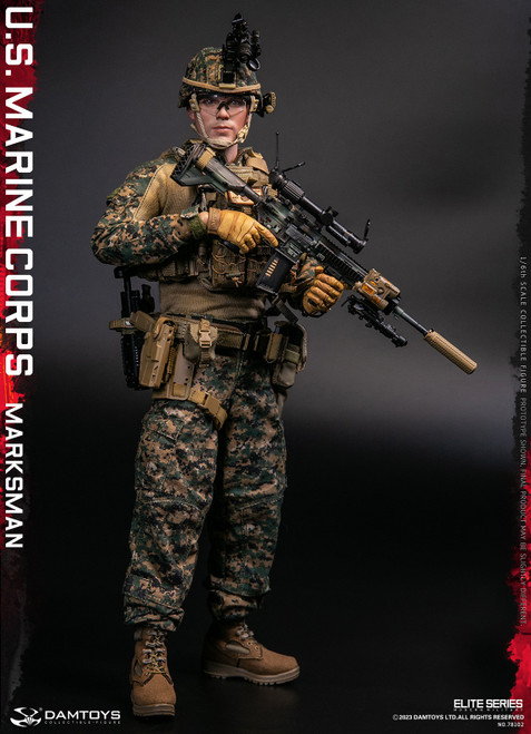 その他 DAMTOYS 1/6 78082 Marine Corps SAW GUNNE DAMTOYS 78082 Marine Corps SAW GUNNER Gunnery sergeant Crews