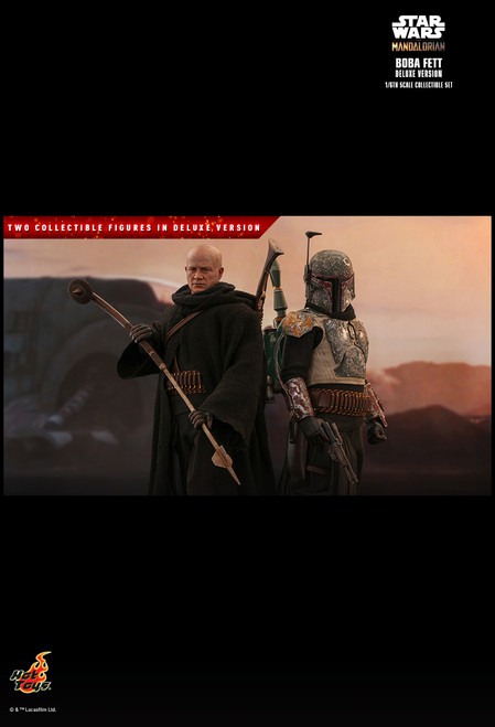 Hot Toys (TMS034) 1/6 Scale Star Wars: The Mandalorian - Boba Fett Figure Set (Deluxe Version)