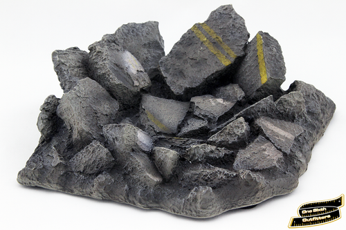 1/6 Scale City Street Rubble Diorama Display Stand 1/6 Scale City Street Rubble Diorama Display Stand