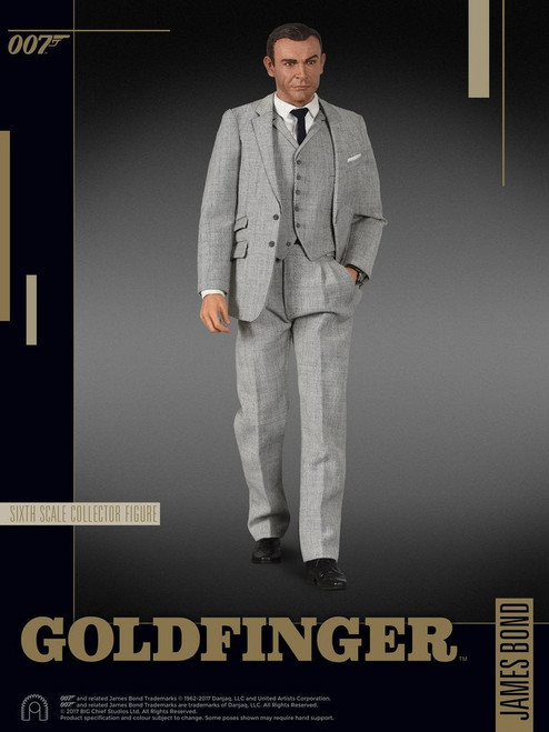 1/6 Scale James Bond Goldfinger Figure by Big Chief Studios 1/6 Scale James Bond Goldfinger Figure by Big Chief Studios
