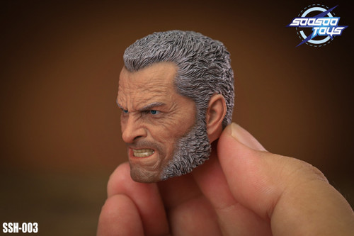 SooSoo Toys (SSH003) 1/6 Scale Old Man Logan Head Sculpt SooSoo Toys (SSH003) 1/6 Scale Old Man Logan Head Sculpt