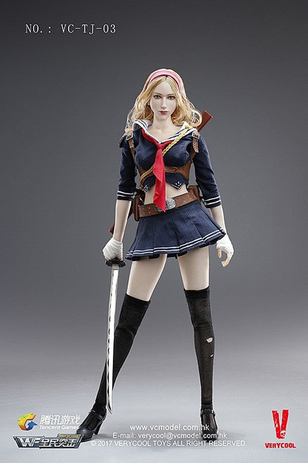 VERYCOOL 1/6 Kerr Black Python Stripe female solder version