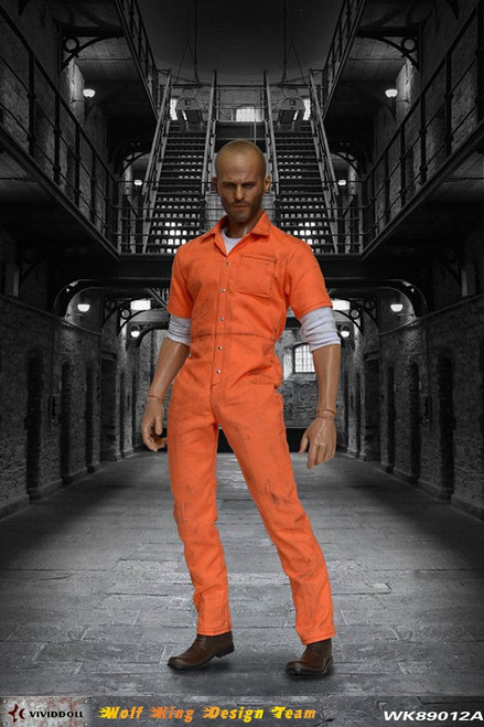 1/6 Scale Prison Inmate Uniform Set by Wolf King