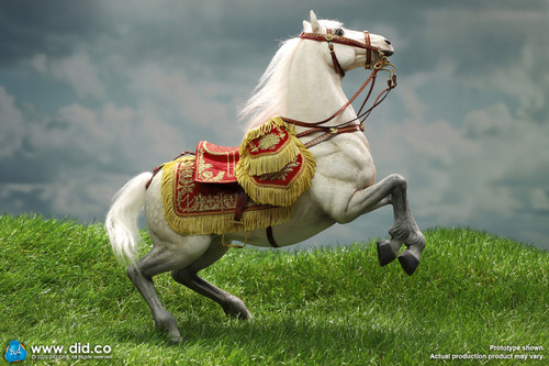 DID (E60078) 1/6 Scale Napoleon White War Horse (Prancing) DID (E60078) 1/6 Scale Napoleon White War Horse (Prancing)