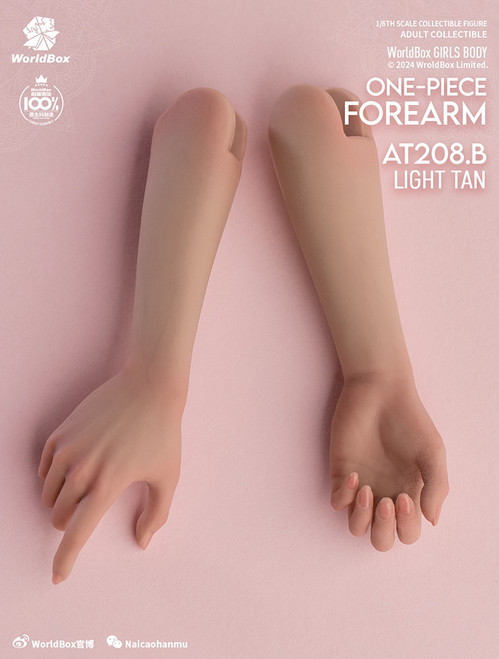 WorldBox (AT208) 1/6 Scale Female One-Piece Forearm (4 Versions)