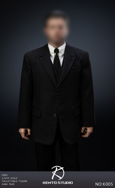 Kento Studio1/6 ジョン・ウィック専用コスチュームセット K008 Kento Studio K008 1/6 Scale Killer Suit + Body SetKento