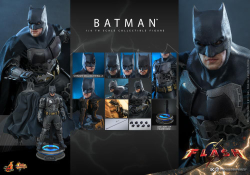 Hot Toys (MMS703) 1/6 Scale The Flash (2023) Batman Figure Hot Toys (MMS703) 1/6 Scale The Flash (2023) Batman Figure