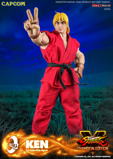 Iconiq Studios (IQGS-04-05) 1/6 Scale Street Fighter V – Ken Masters & Akuma Figure Bundle