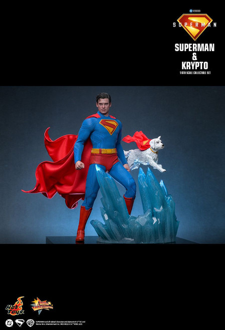 Hot Toys (MMS812) 1/6 Scale Superman (2025) - Superman & Krypto Figure Set