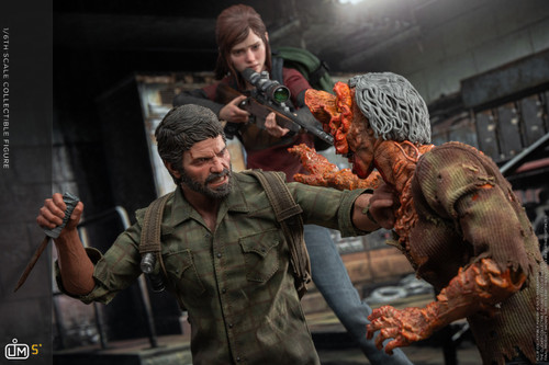 LIMTOYS (LS+01+02D) 1/6 Scale Joel and Ellie with Clicker Figure Bundle