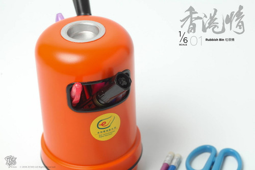 ZC World 1/6 Scale HK Rubbish Bin Accessory