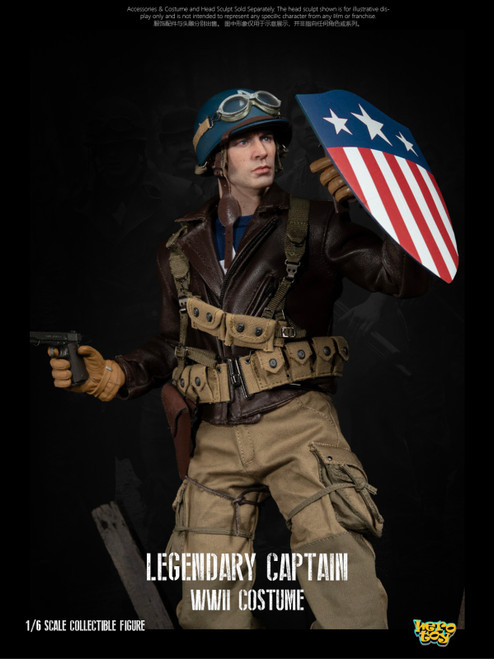 FacePool (FPAC003A) 1/6 Scale Legendary Captain WWII Outfit Set (Standard Edition)
