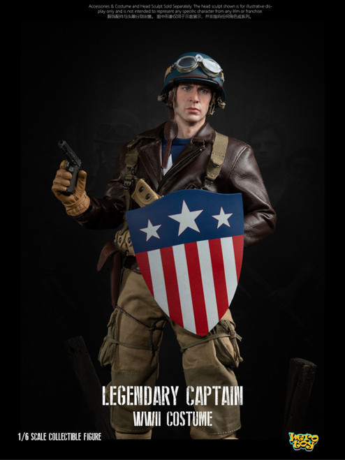 FacePool (FPAC003A) 1/6 Scale Legendary Captain WWII Outfit Set (Standard Edition)