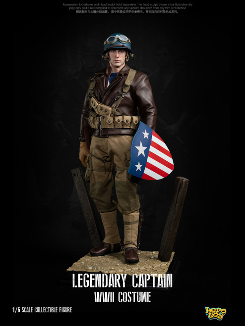 FacePool (FPAC003B) 1/6 Scale Legendary Captain WWII Outfit Set (Special Edition)