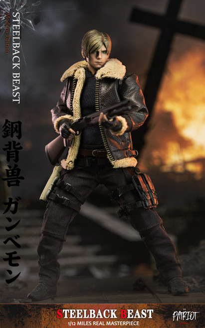 Patriot Studio (PA019A) 1/12 Scale RE4 Steelback Beast Figure (Modern Version)