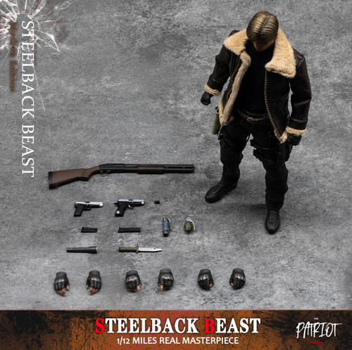 Patriot Studio (PA019C) 1/12 Scale RE Steelback Beast 2 Figure Set