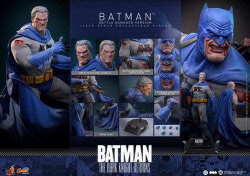 Hot Toys (CMS031) 1/6 Scale Batman: The Dark Knight Returns - Batman Figure (Battle Damaged Version)