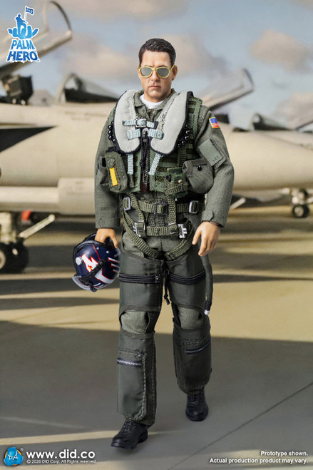 DID (XM80031) 1/12 Scale U.S Navy Fighter Weapons School Instructor F/A-18E Pilot – Captain Mitchell Figure