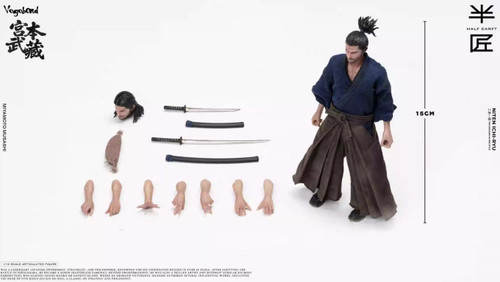 Half Carft (HC-001) 1/12 Scale Musashi Miyamoto Figure