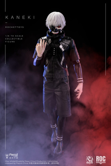 Rocket Toys (ROC-025) 1/6 Scale Tokyo Ghoul Ken Kaneki Figure (Battle Suit  Version)
