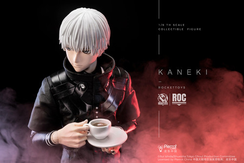Rocket Toys (ROC-025) 1/6 Scale Tokyo Ghoul Ken Kaneki Figure (Battle Suit  Version)