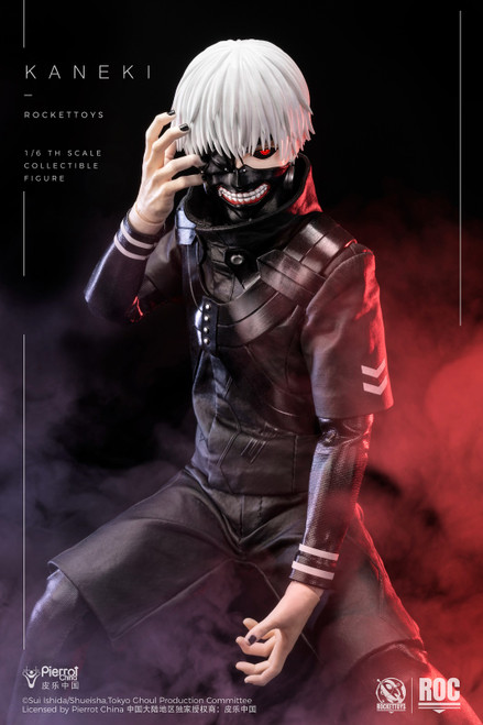 Rocket Toys (ROC-025) 1/6 Scale Tokyo Ghoul Ken Kaneki Figure (Battle Suit  Version)