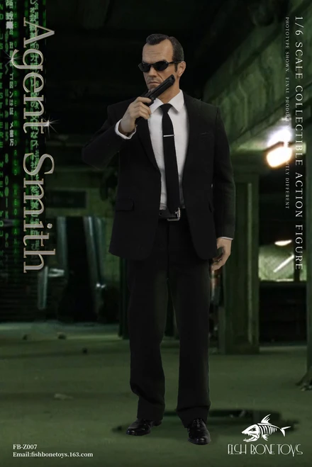 Fish Bone Toys (FB-Z007R) 1/6 Scale Agent Smith Figure (REISSUE)