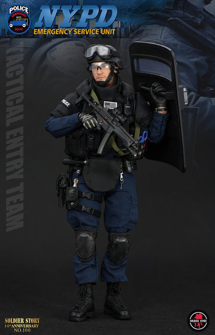 1/6 Scale NYPD ESU Tactical Entry Team Figure (SS100) by Soldier Story 1/6 Scale NYPD ESU Tactical Entry Team Figure (SS100) by Soldier Story