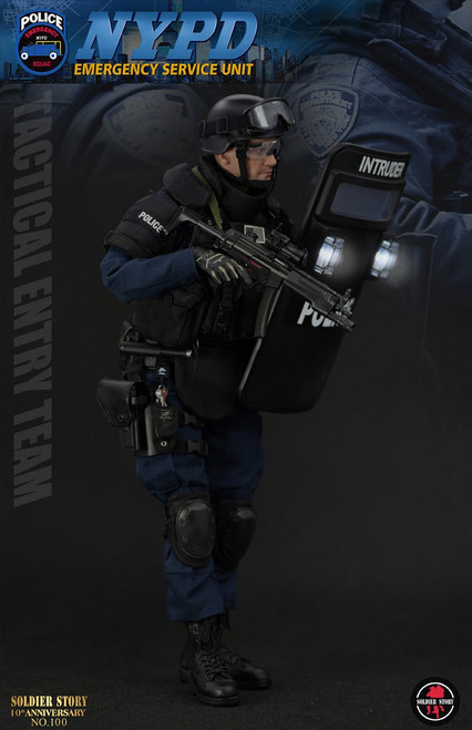 1/6 Scale NYPD ESU Tactical Entry Team Figure (SS100) by Soldier Story 1/6 Scale NYPD ESU Tactical Entry Team Figure (SS100) by Soldier Story