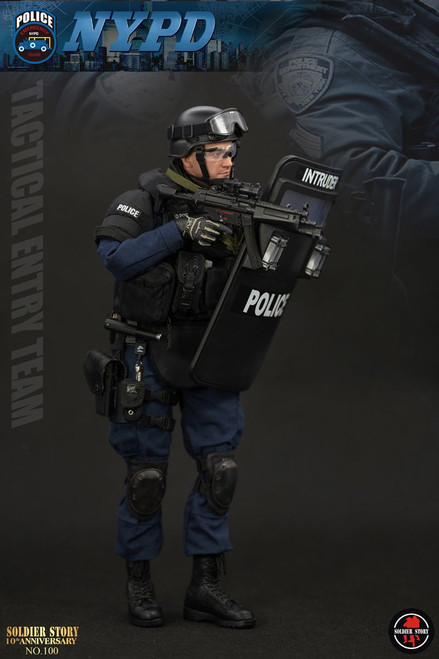 1/6 Scale NYPD ESU Tactical Entry Team Figure (SS100) by Soldier Story 1/6 Scale NYPD ESU Tactical Entry Team Figure (SS100) by Soldier Story