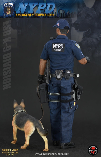 1/6 Scale NYPD ESU K-9 Division Figure (SS101) by Soldier Story 1/6 Scale NYPD ESU K-9 Division Figure (SS101) by Soldier Story