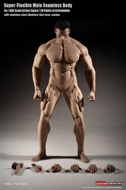 1/6 Scale M35 Super Flexible Male Seamless Body by TBLeague