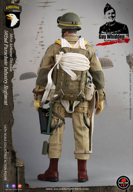1/6 Scale WWII 101st Airborne Division “Guy Whidden, II" Figure (SS110) by Soldier Story 1/6 Scale WWII 101st Airborne Division “Guy Whidden, II" Figure (SS110) by Soldier Story