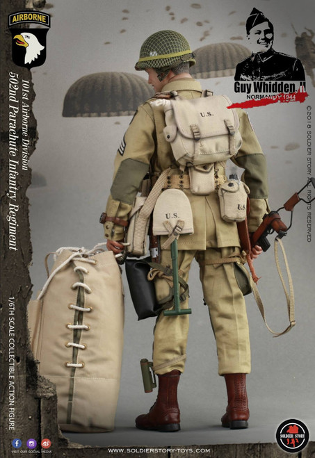1/6 Scale WWII 101st Airborne Division “Guy Whidden, II" Figure (SS110) by Soldier Story 1/6 Scale WWII 101st Airborne Division “Guy Whidden, II" Figure (SS110) by Soldier Story