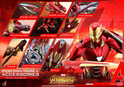 Hot Toys (ACS004) 1/6 Scale Avengers: Infinity War - Iron Man Mark L Accessory Set