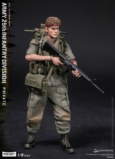 1/12 Scale Pocket Elite Series - Army 25th Infantry Division Private Figure by DamToys 1/12 Scale Pocket Elite Series - Army 25th Infantry Division Private Figure by DamToys