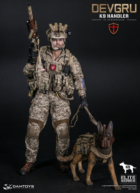 K◆ホットトイズ DEVGRU 1/6 アクションフィギュア DamToys (DAM-78040) DEVGRU K9-handler in Afghanistan 1/6 Scale
