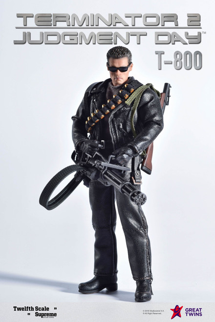 1/12 Scale Terminator 2: Judgement Day – T-800 Figure by Great Twins