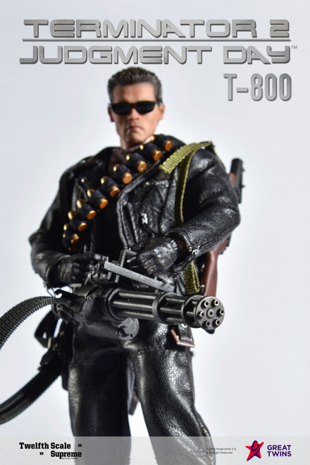 1/12 Scale Terminator 2: Judgement Day – T-800 Figure by Great Twins