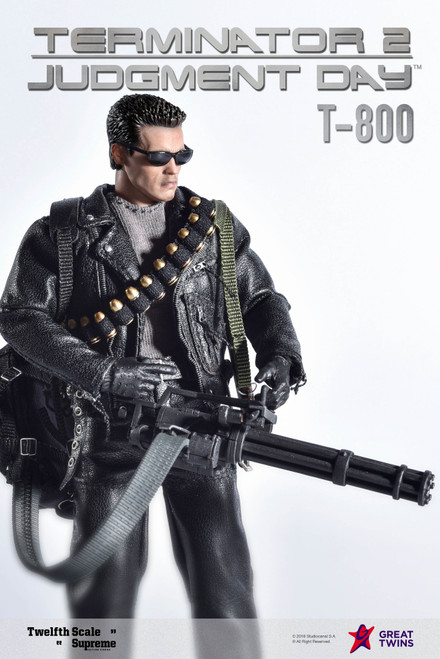 1/12 Scale Terminator 2: Judgement Day – T-800 Figure by Great Twins