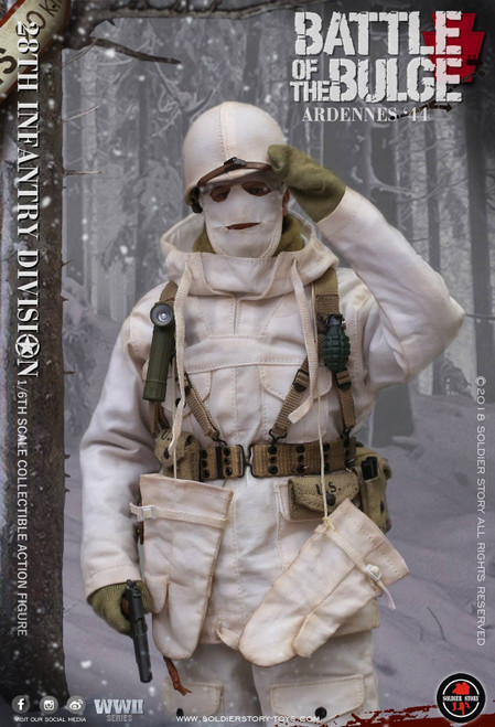1/6 scale U.S. Army 28th Infantry Division Ardennes 1944 Figure (SS111) by Soldier Story 1/6 scale U.S. Army 28th Infantry Division Ardennes 1944 Figure (SS111) by Soldier Story