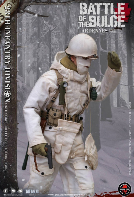 1/6 scale U.S. Army 28th Infantry Division Ardennes 1944 Figure (SS111) by Soldier Story 1/6 scale U.S. Army 28th Infantry Division Ardennes 1944 Figure (SS111) by Soldier Story