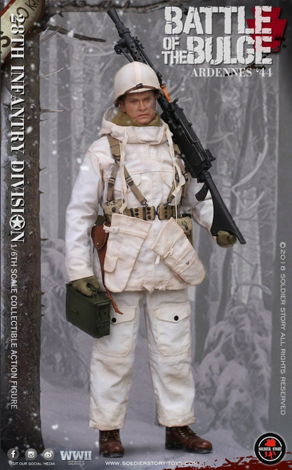 1/6 scale U.S. Army 28th Infantry Division Ardennes 1944 Figure (SS111) by Soldier Story 1/6 scale U.S. Army 28th Infantry Division Ardennes 1944 Figure (SS111) by Soldier Story