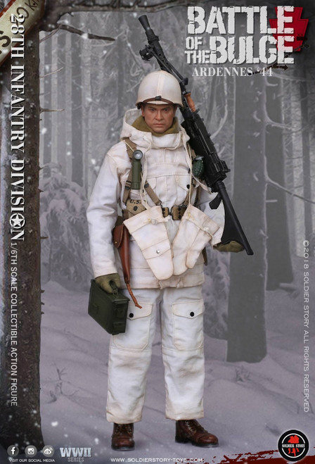 1/6 scale U.S. Army 28th Infantry Division Ardennes 1944 Figure (SS111) by Soldier Story 1/6 scale U.S. Army 28th Infantry Division Ardennes 1944 Figure (SS111) by Soldier Story