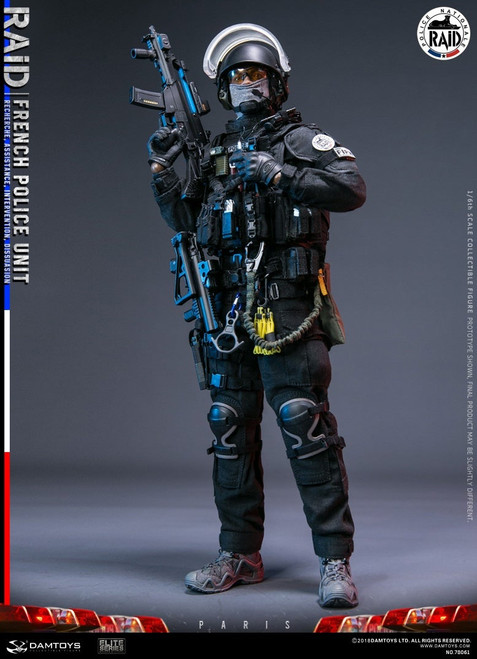 Dam Toys (DAM-78061) 1/6 Scale French Police Unit - Raid in Paris Figure Dam Toys (DAM-78061) 1/6 Scale French Police Unit - Raid in Paris Figure