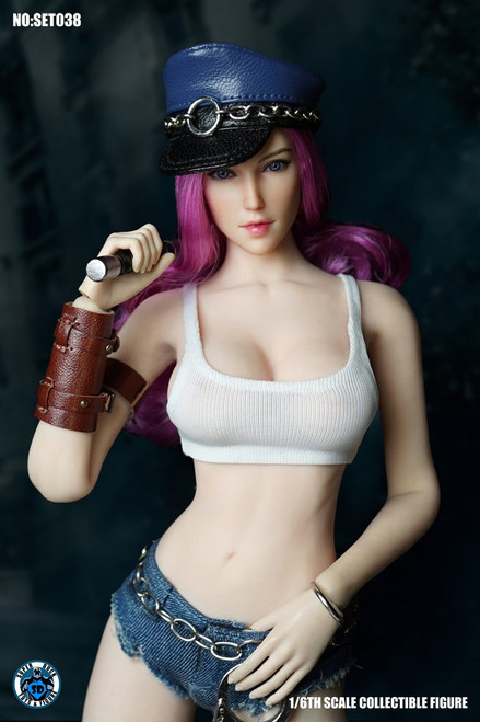 1/6 Scale Poison Head Sculpt & Outfit Set by Super Duck Toys 1/6 Scale Poison Head Sculpt & Outfit Set by Super Duck Toys