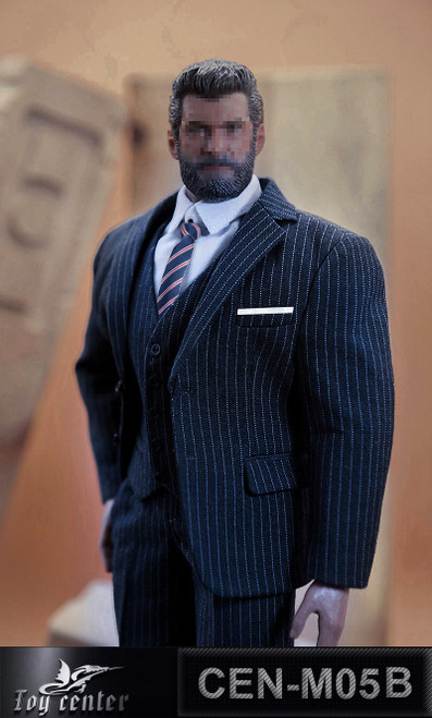 1/6 Scale M34 Mens Stripe Suit (3 Colors) by Toy Center 1/6 Scale M34 Mens Stripe Suit (3 Colors) by Toy Center